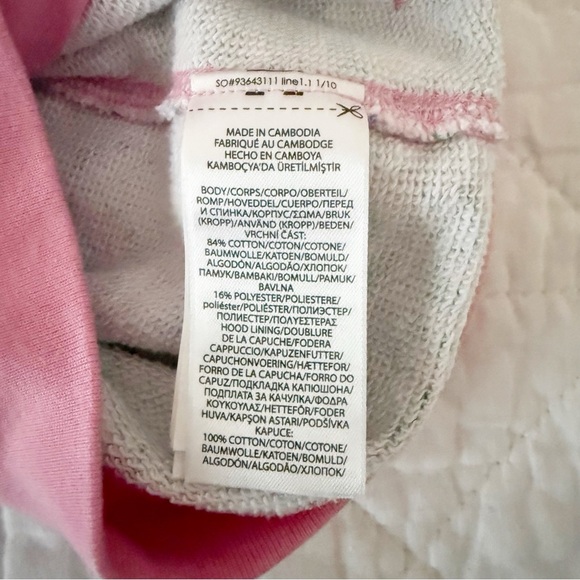 Polo by Ralph Lauren Kids Pink Floral Hoodie Sweatshirt 2T - Picture 3 of 4
